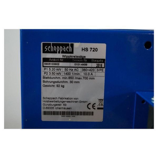 Дроворіз Scheppach HS720 (400 В) 5905103902 фото